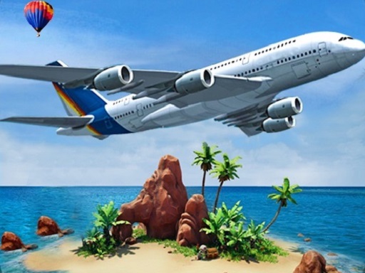 Image Airplane simulator island trip