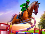 3D horse show jumping simulator