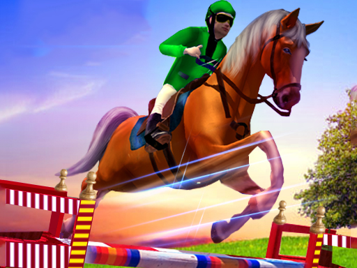 Image 3D horse show jumping simulator