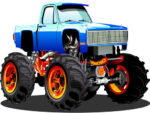 Monster truck puzzle