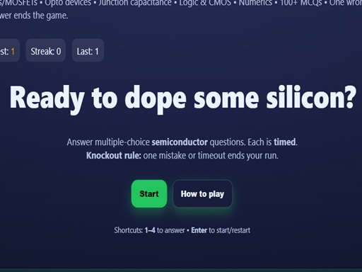 Physics: Semiconductor Quiz