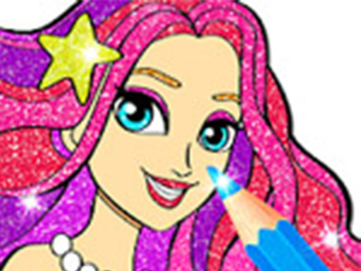 Image Mermaid princess coloring game