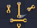 Puzzle with wrench to unlock