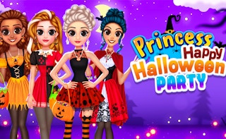 Rainbow girls Halloween salon