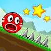 Rolling red ball